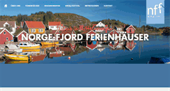 Desktop Screenshot of norge-fjord.de