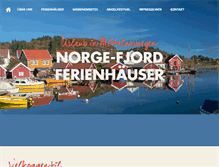 Tablet Screenshot of norge-fjord.de